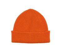 House of Dalziel Clyde Fisherman Lambswool Beanie - Goldfish