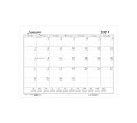 House of Doolittle 2024 Monthly Desk Pad Calendar Refill, Economy, HOD124 Refill, 22 x 17 Inches, January - December (HOD126-24)