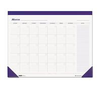 House of Doolittle Non-Dated Desk Pad Calendar, Blue, 22 x 17 Inch (HOD464)