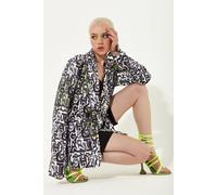 House Of Holland Abstract Print Oversized Blazer Multi 10