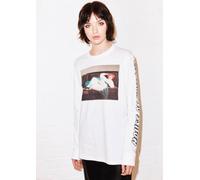 House Of Holland Daniellelevitt 'nude' Long Sleeve Tee In White White L