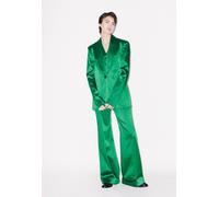 House Of Holland Green Satin Tailored Jacket Green