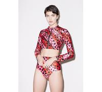 House Of Holland Hoh X Speedo Bright Cheetah Stripe Top Multi