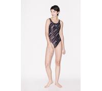 House of Holland Women's HOH X Speedo Monogram U Back One Piece in Black | Size: XS