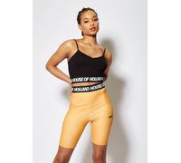 House Of Holland Orange And Black Cycle Shorts Orange XL