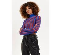 House Of Holland Orange And Blue Knitted Jumper Multi L