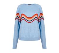 House Of Holland Wavy Peace Cut Out Jumper (Blue) Blue S/M