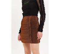 House of Holland Women's Gathered Mini Skirt | Size: 10 House Of Holland Multicolor 10