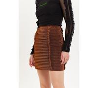 House of Holland Women's Gathered Mini Skirt | Size: 8 House Of Holland Multicolor 8