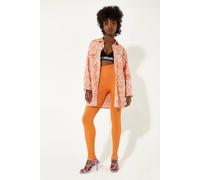 House of Holland Women's Orange Zebra Oversized Shirt | Size: Small