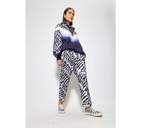 House of Holland Women's Purple&White Tie Dye Zebra Print Jogger | Size: XS House Of Holland Multicolor XS