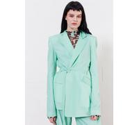 House of Holland Women's Ripstop Tailored Jacket in Mint Green | Size: 8