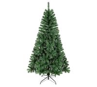 House of Home 5ft Artificial Christmas Tree - 400 Green Tips, Sturdy Stand, Compact & Realistic Look, Easy Assembly Xmas Tree for Home & Office