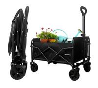 House Of Home 70L Folding Utility Trolley Garden Home Camping Festival No Assembly 100Kg Load