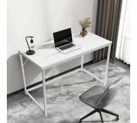 House of Home Desk Computer PC Laptop Home Office Work Desk 120cm, Study White Rustic Style House of Home White