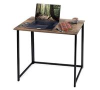 House Of Home Folding Computer Desk Wooden Foldable Work Table Laptop Office Pc Space Saving