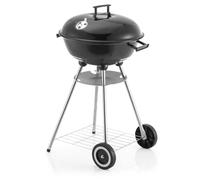 House of Home Large 45cm Kettle Charcoal BBQ Grill - Portable Round Barbecue with Lid, Ash Catcher, Wheels & 75cm Stand - Perfect for Garden Parties, Camping & Outdoor Cooking