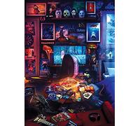House of Horrors and Scary Movies 1000 Piece Jigsaw Puzzle By Rachid Lotf