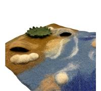 House of Isla Caves Fairy Dinosaur fantasy adventure 3D landscape play mat for open ended small world play. Handcrafted eco-friendly