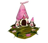 House of Isla Lilly House Felt Fairy & Gnome folk play doll houses, small world play, handcrafted, fair trade, eco-friendly, fair trade