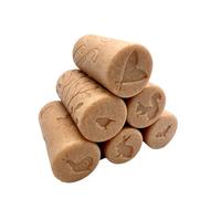 House of Isla, Nature, Wildlife and Plant Textured Stone Dough Rollers and Stamps for Play-Doh, Clay, Paint, Art and Craft 6pcs 3.3cm x 7cm (Forest Friends in Stone)