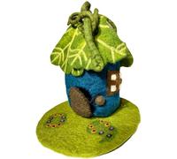 House of Isla Oak Leaf House Felt Fairy & Gnome folk play doll houses, small world play, handcrafted, fair trade, eco-friendly, fair trade