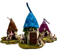 House of Isla Willow House Felt Fairy & Gnome folk play doll houses, small world play, handcrafted, fair trade, eco-friendly, fair trade