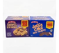 House of Lancaster Chunky Cookies & Jaffa Cakes Broken Biscuits Bundle 2kg (2 x 1kg Packets) | Professionally Packed Biscuit Assortment Box for Sharing, Gifting and Family Sweet Treats