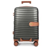 House of Leather Cabin Size Hard Shell Suitcase Lightweight Luggage Durban Grey House of Leather Grey Cabin