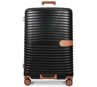House of Leather Four Wheel Suitcase Hard Shell Lightweight Luggage Durban Grey Large in Black | Size: Medium House of Leather Black Medium