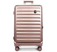 House Of Leather Medium Size Suitcase Hard Shell Four Wheel Expandable Luggage Alaska