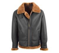House Of Leather Mens Genuine Sheepskin Flying Jackets Original Aviator Classic Pilot Authentic B3 Bomber Wilbur