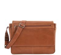 House of Leather Men's Mens Real Leather Cross Body Bag Messenger Organiser Satchel Cheriton Black in Tan | Size: Large House of Leather Tan Large