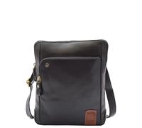 House of Leather Men's Mens Real Leather Cross Body Bag Messenger Organiser Style Sao Salvador Black | Size: Small House of Leather Black Small