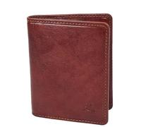 House Of Leather RFID Protected Small Bi-fold Wallet Notecase Credit Cards Holder HOL04 (Tan)