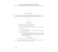 House of Lords (Hereditary Peers) Bill Commons reasons (House of Lords) HLB 130