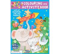 House of Marbles Animals Altogether Colouring and Activity Book, FSC-Certified Paper with Drawing, Puzzles and Games