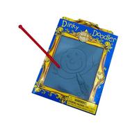 House of Marbles Dinky Doodler Mini Magic Drawing Board, Reusable Slide-to-Erase Slate with Stylus, 11cm Screen-Free Travel Toy and Party Bag Filler