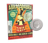 House of Marbles Double Headed Coin Magic Trick - Classic Coin Illusion Prop - Easy Magic Accessory for Beginners, Parties & Entertainers