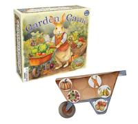 House of Marbles Garden Game, FSC-Certified Cardstock Fruit and Vegetable Memory Game with Wheelbarrow Boards and Shopping Lists for Up to 4 Players