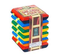 House of Marbles Jacob's Ladder, the Colourful Retro Wooden Flap Ladder, a Sensory Fidget Learning Toy with a Magical Illusion Effect, a Popular Classic for Birthday Party Goodie Bags