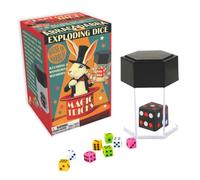 House of Marbles Magic Exploding Dice Trick, Easy Beginner Illusion That Transforms One Large Die into 8 Colourful Mini Dice, Quick-Reset Party and Close-Up Magic Prop
