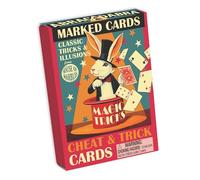 House of Marbles Marked Magic Cards - Secret Marked Playing Card Deck for Beginner Card Tricks with Instructions, Retro Boxed Gift