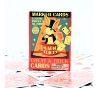 House of Marbles Marked Magic Cards - Secret Marked Playing Card Deck for Beginner Card Tricks with Instructions, Retro Boxed Gift