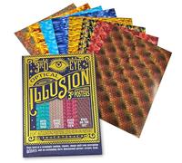 House of Marbles Optical Illusion 3D Posters Wall Art