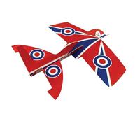 House of Marbles Super Looper Stunt Planes, Make and Fly 2 Card Aeroplanes with Assembly and Flight Instructions, Retro Looping Glider Kit