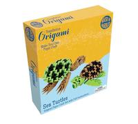 House of Marbles Turtles 3D Modular Origami Paper Craft Set, FSC-Certified Paper with Step-by-Step Instructions, Make Two Sea Turtle Models