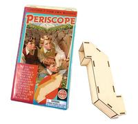 House of Marbles Wooden Periscope Construction Kit, Press-Out Build-and-Use Explorer Craft with Internal Mirrors for Indoor and Outdoor Adventures