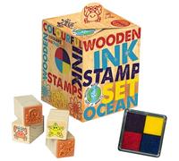 House of Marbles Wooden Stamp Set Ocean