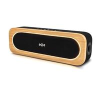 House of Marley Get Together 3 Portable Bluetooth Speaker - Sustainably Crafted 30W Wireless Speaker with 10H Battery Life, 3 EQ Sound Settings, AUX Input, LED Lighting & Auracast Pairing, Black